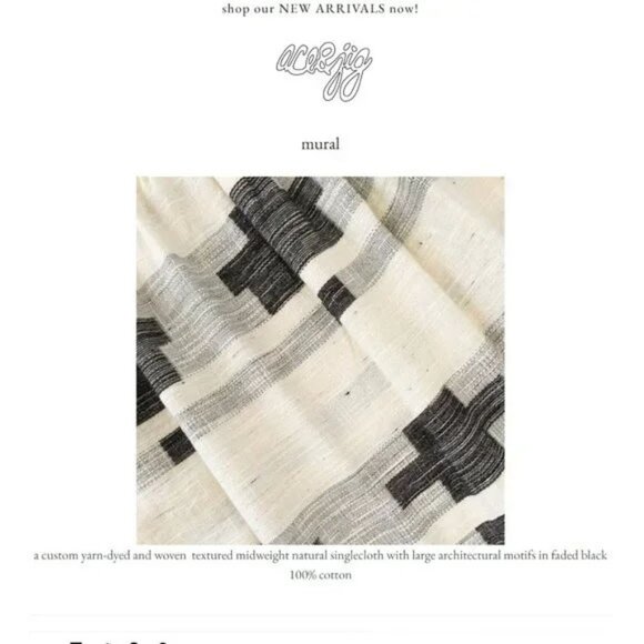 Ace & Jig Beatrice Blouse Top Mural Size M Reversible Cotton Lagenlook Rare $260 - Picture 16 of 16